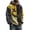 Yellow, variant on ZVNAΖH Men's Halloween Hoodie, Long Sleeve Stitch Patchwork Pullover with Drawstring Hood and Kangaroo Pocket, Casual Gothic Tops for Fall Winter, S-5XL