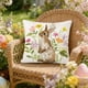 thumbnail image 1 of Funda de cojín decorativa con estampado de conejo de Pascua | Funda de cojín decorativa para sofá | Elemento decorativo de poliéster y lino para sala de estar y dormitorio, 1 of 6