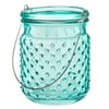 The Pioneer Woman Teal Hobnail Glass Jar