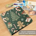 thumbnail image 4 of FORMRS 3 Ring Photo Album 4"x6" Self Adhesive Large Capacity PU Leather Cover, Christmas Gift Pattern, 4 of 8
