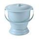 thumbnail image 2 of Orinal con tapa, orinal nocturno, inodoro portátil, orinal, orinal de cámara Azul, 2 of 9