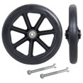 thumbnail image 2 of fastboy 2x Roues avant 8 Pouces Roulettes Durables pour Fauteuils Roulants Déambulateurs Noir 8 Pouces, 2 of 6