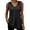 W10-Black, variant on Rhuody T Shirts For Women Summer V Neck Tank Tops Sleeveless Solid Color Hooded T Shirt Basic Women Clothing Navy