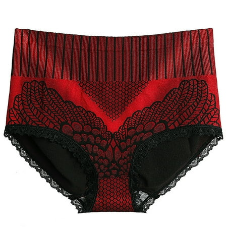 

HEVIRGO Briefs High Waist Butt Lifter Polyester Graphene Panties for Women