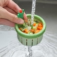 thumbnail image 2 of 3Pcs Cactus Kitchen Sink Strainer Press Automatic Dumping Basket Multi-Functional Home Use Cactus Sink Draining Basket Filter Net Lifting Basket Kitchen Waste Yellow A, 2 of 6