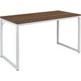 Industrial Modern Desk47 L Commercial Grade Home Office DeskWalnut