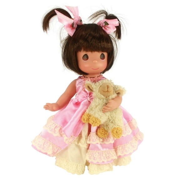 Precious Moments The Doll Maker Pretty in Pigtails Brunette 12" Doll #6678