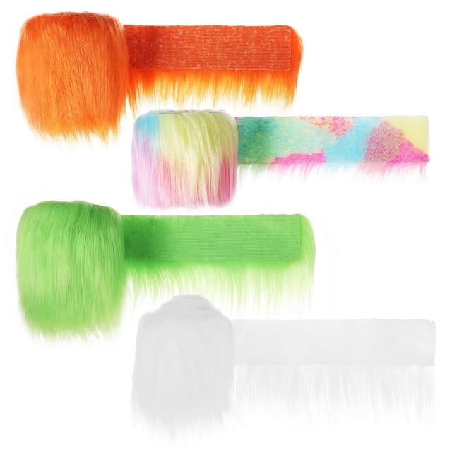 unbranded 4Ud Faux Fur Trims Para Proyectos Creativos Con Bandas De Piel Sintética Suave Y Durable