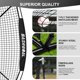 thumbnail image 2 of Red de práctica de béisbol y sóftbol BaseGoal 6'×6', red de protección para béisbol con soporte para bate, para bateo, lanzamiento y atrapada con marco arqueado, zona de strike adicional y objetivo, 2 of 9