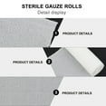 thumbnail image 2 of Dosaele 12 Rolls Wide Gauze Bandages for Wound Care, 2 of 6