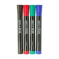 thumbnail image 4 of Pen+Gear, 4 Marqueurs permanents pointe biseautée, couleurs assorties, non toxiques, Conformes à la norme ASTM D4236, 4 of 4