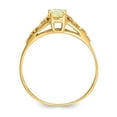 thumbnail image 2 of 14K Yellow Gold Ring Band Fashion Madi K Synthetic Peridot, Size 9, 2 of 3