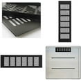 thumbnail image 4 of Grille de Ventilation en Aluminium 2 Pcs Grille de Ventilation Rectangulaire Grille de Ventilation en Alliage Grille de Ventilation Extérieure pour Ventilation, 4 of 4