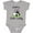 AC-Heather Grey, variant on Inktastic Papa Little Golf Caddy Boys or Girls Baby Bodysuit