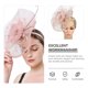 thumbnail image 2 of Sombrero fascinador con velo y pinza para el cabello, accesorios de vestuario de los años 20, fascinadores de los años 20 para mujeres, 2 of 8