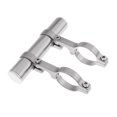 thumbnail image 5 of Rallonge de Guidon Support de Lampe de Vélo Support de Cyclisme Gris, 5 of 5
