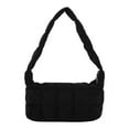 thumbnail image 2 of Bolso de hombro acolchado de Algodón para mujer perfecl negro 23x14x9cm, 2 of 8