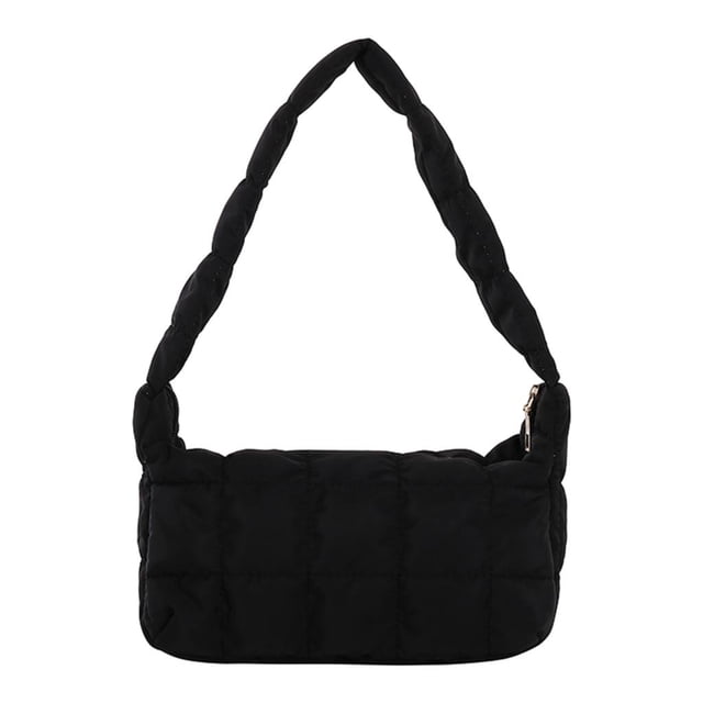 Bolso de hombro acolchado Zulema para mujer negro
