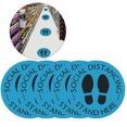 thumbnail image 3 of Coofit 5PCS Floor Sign Self-adhesive Social Distancing Floor Decal Sticker Safety Sign, 3 of 10