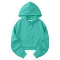 thumbnail image 5 of Zip Up Hoodie Women Vintage Streetwear Hoodie Fit Women's Casual Short Hooded Sweatshirt With Pockets Drawstring Pullover For Spring Summer Fall Everyday Wear, 5 of 5