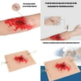 thumbnail image 2 of Wearable Trauma Wound Skin Module Reusable Trauma Skin Model for Emergencies Medicals Training and Medicals Education, 2 of 9