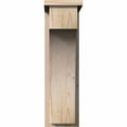 thumbnail image 2 of 7 1/2"W x 14"D x 26"H Huntington Smooth Corbel w/Backplate, Douglas Fir, 2 of 9