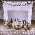 thumbnail image 4 of 4.9ft x 4.9ft Christmas Net Lights 96 LED 8 Modes Fairy String Lights Waterproof Bush Mesh Lights for Wedding  Party  Decorations, 4 of 7