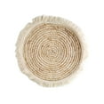 thumbnail image 2 of DwellJoy Handwoven 36 Boho Rattan Wall Art, Natural Fiber Circle Decor for Living Room, Bedroom, Home - Macrame Hanging Pendant, 2 of 6