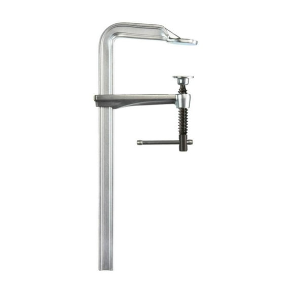 Bessey 18 in Bar Clamp, Forged Steel Handle and 4 3/4 in Throat Depth 1200-S18