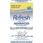REFRESH OPTIVE ADVANCED 2 X 10ML Bottles