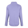 thumbnail image 3 of Women's Cutter & Buck Lavender Baltimore Ravens Coastline Epic Comfort Eco Recycled Funnel Neck Raglan Pullover, 3 of 3
