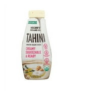Mighty Sesame Co. Organic Tahini Smooth Seasame seed Creamy Squeezable & ready , 10.9oz (Pack of 8)