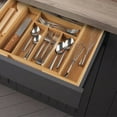 thumbnail image 1 of Drawer Organizer,Natural 19.00 X And 17.00 X Drawer Drawer Utensil 17.00 Cutlery Flatware Drawer Kitchen Slot Utensil X Drawer Utensils Cutlery Drawer Utensils 6-8 Slot Flatware Drawer Inches, 1 of 5
