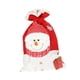 thumbnail image 5 of Bolsa con cordón para regalo de Navidad, bolsa reutilizable para envolver regalos, bolsa grande para regalo de Navidad Muñeco de nieve, 5 of 9
