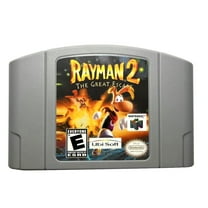 Rayman 2: The Great Escape Games Cartridge Card for N64 US Version