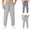 #02 Light Gray, variant on Sweatpants for Men Cotton with Pockets Lightweight Joggers Casual Loose Fit Soft Fleece Pants for Everyday , #02 Light Gray L