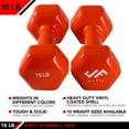 thumbnail image 7 of JFIT Vinyl Dumbbell (Set of 2), 10 LBS, 7 of 7