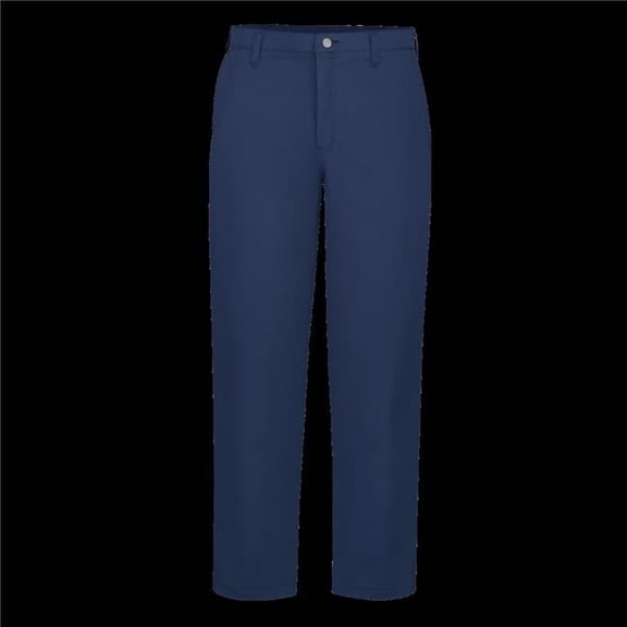 Bulwark PLW2NV-28-32 Mens Midweight Excel FR ComforTouch Work Pant, Navy - 28 in. Waist - 32 in. Inseam