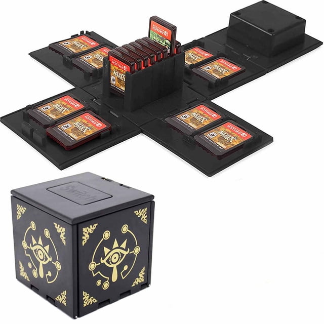 Games Storage Case for Nintendo Switch - Switch Game Card Holder Game Storage Cube Game Card Organizer for Nintendo Switch with 16 Game Card Slots