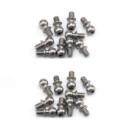 

2X 144001-1338 Ball Head Screw for 144001 1/14 4WD RC Car Spare Parts Upgrade Accessories