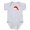 Heather Grey, variant on CafePress - Santa Baby - Cute Infant Bodysuit Baby Romper