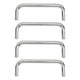 thumbnail image 1 of 4 tiradores de hierro resistentes en forma de U para equipos industriales (plateados), 1 of 6