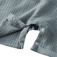 thumbnail image 5 of XIMIN Newborn Baby Cotton Linen Jumpsuit with Hat Summer Sleeveless Button Romper Overalls Infant Soft Cute Plain Outfits, 5 of 9