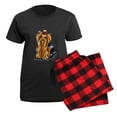 thumbnail image 5 of CafePress - Yorkie Classic Women's Dark Pajamas - Women's Short Sleeve Print T-Shirt and Pants Dark Cotton Pajama Set, 5 of 7