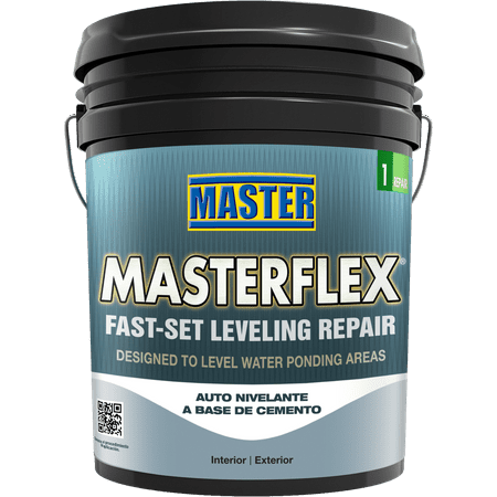 Masterflex Fast-Set Leveling Repair Self-Leveling Cement Based, 40 lb.