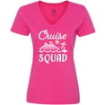 thumbnail image 3 of Inktastic Cruise Squad with Vector Cruise Ship and Palm Trees Women's V-Neck T-Shirt, 3 of 5