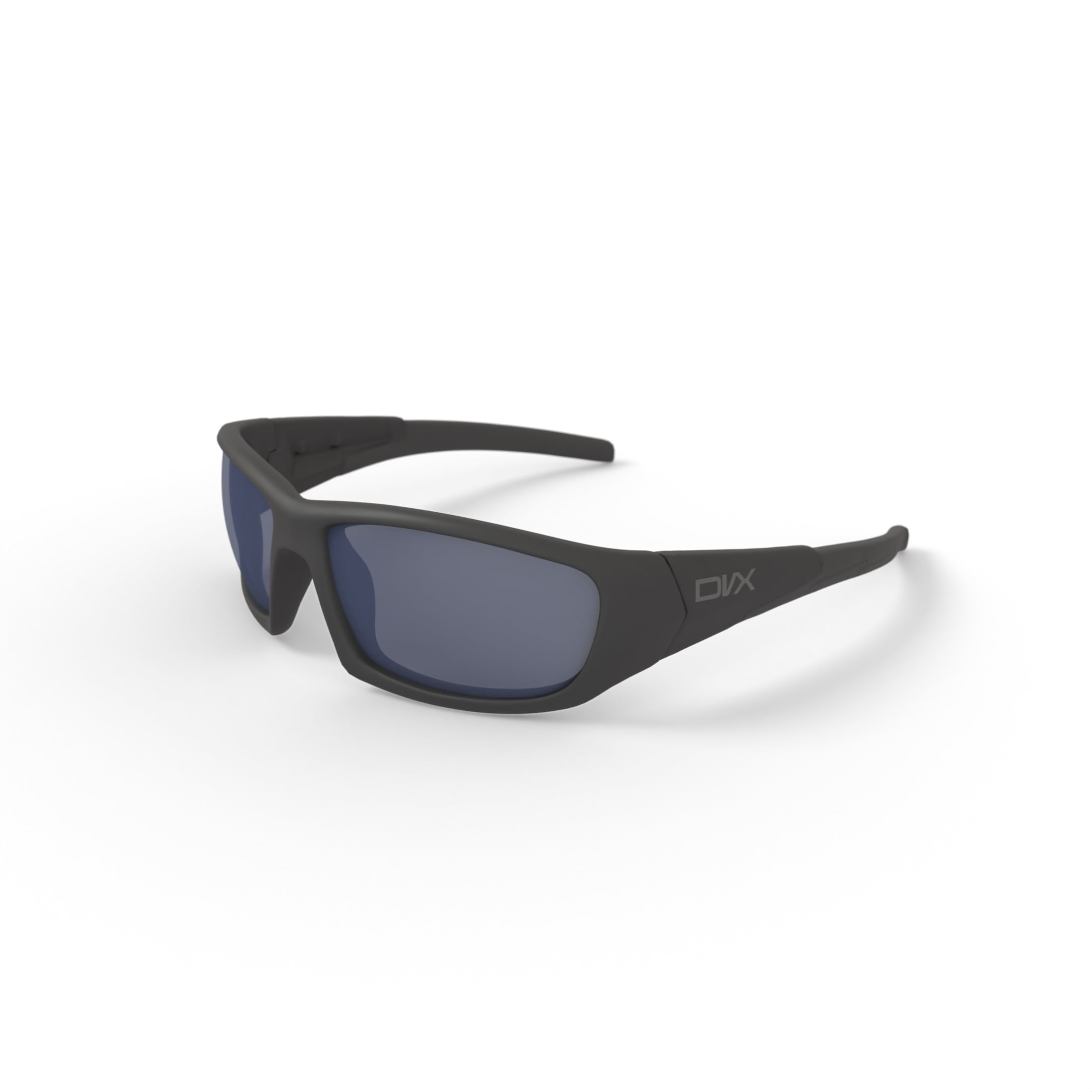 DVX Static Sport Prescription Sunglasses, Grey Lenses/Matte Black