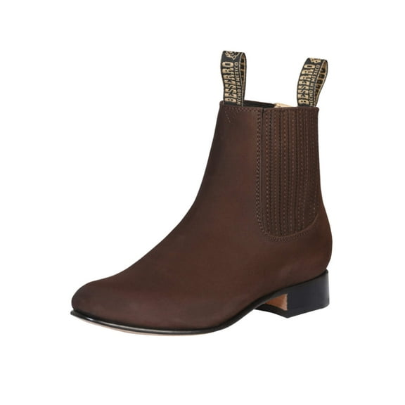 El Besserro Charro Boot - Dark Brown Nobuck 206