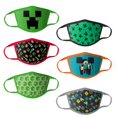 thumbnail image 1 of Handcraft   Minecraft Kids Face Masks - 6 pk, 1 of 1