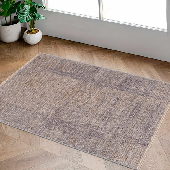 Hauteloom Bobby Living Room, Bedroom Area Rug - Green, Gray - 10' x 14'